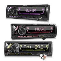 XOMAX XM-RD283 Autorádio s vestavěným tunerem DAB+, FM RDS, sadou Bluetooth handsfree, 2 x USB, SD, MP3, AUX-IN, 1 DIN